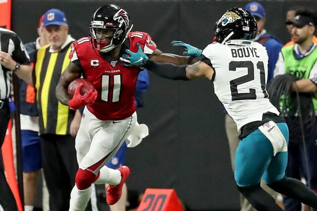 A.J. Bouye. Credit: Jason Getz, USA TODAY Sports.