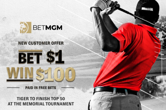 betmgm tigers woods 100-1 odds