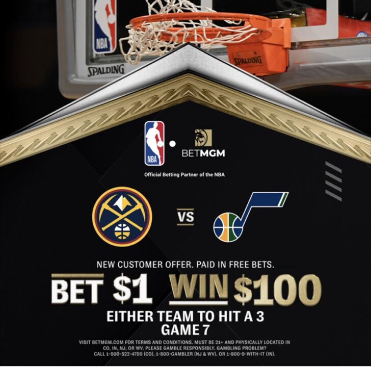 betmgm nuggets jazz 100-1 odds