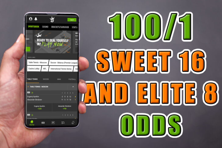 Draftkings Sportsbook bet $1 win $100