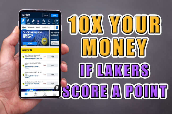 fox bet lakers promo