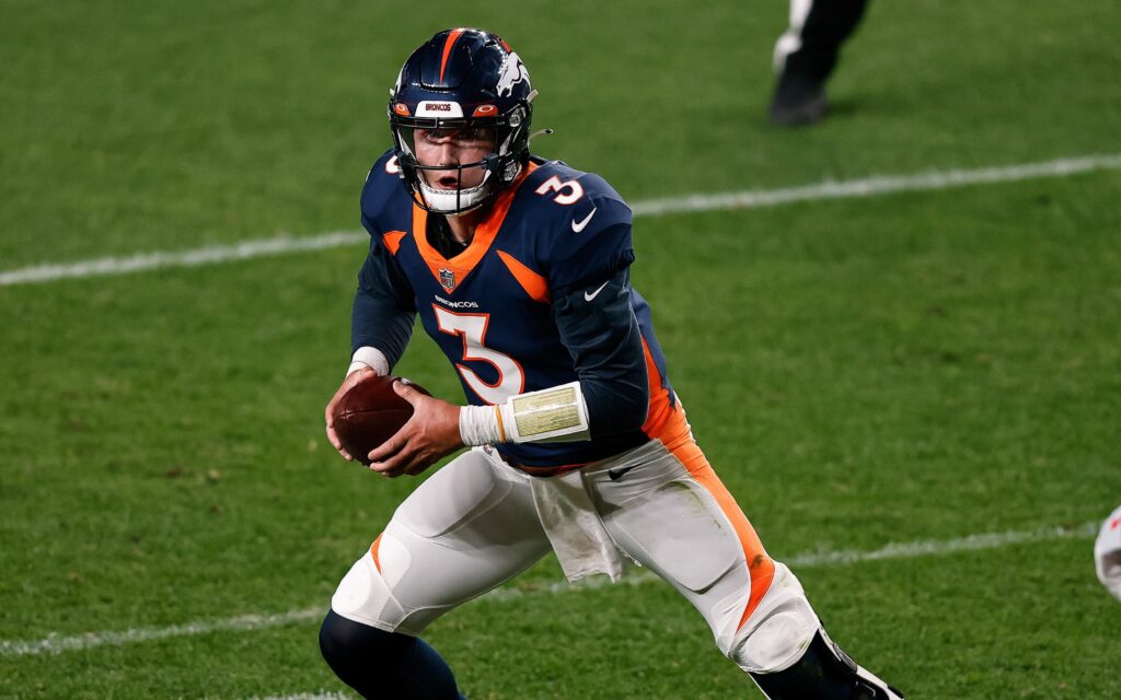 Drew Lock. Credit: Isaiah J. Downing, USA TODAY Sports.