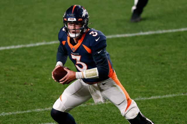 Drew Lock. Credit: Isaiah J. Downing, USA TODAY Sports.