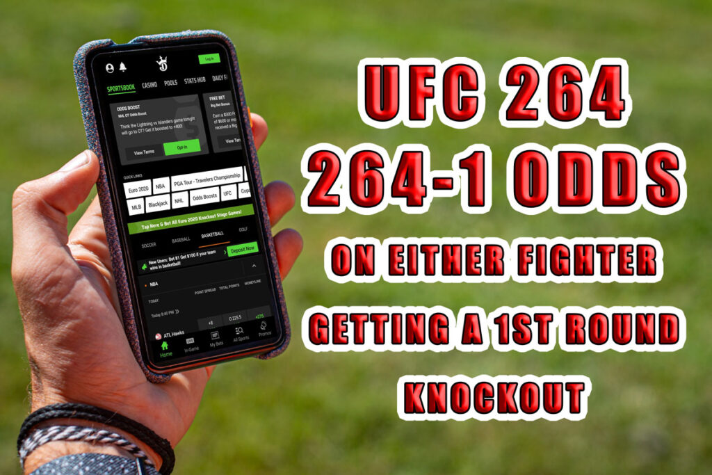 draftkings sportsbook ufc 264 promo