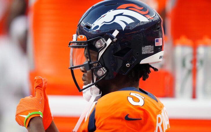 Teddy Bridgewater before Broncos' final preseason game. Credit: Ron Chenoy, USA TODAY Sports.