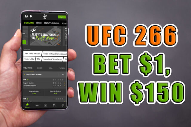 draftkings sportsbook ufc 266 promo