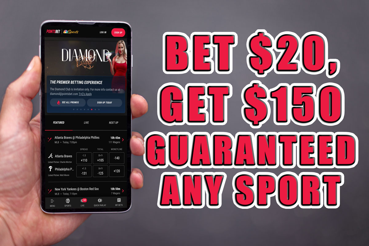 PointsBet Offers Bet 20, Get 150 Guaranteed On Any Sport This Weekend