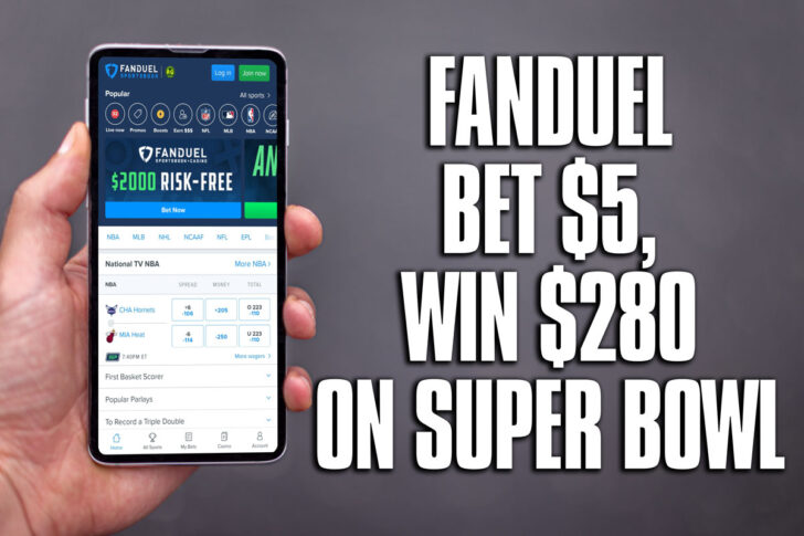 fanduel 56-1 super bowl odds