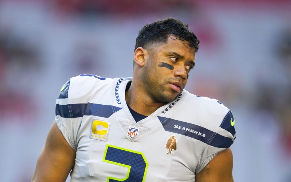 Russell Wilson. Credit: Mark J. Rebilas, USA TODAY Sports.