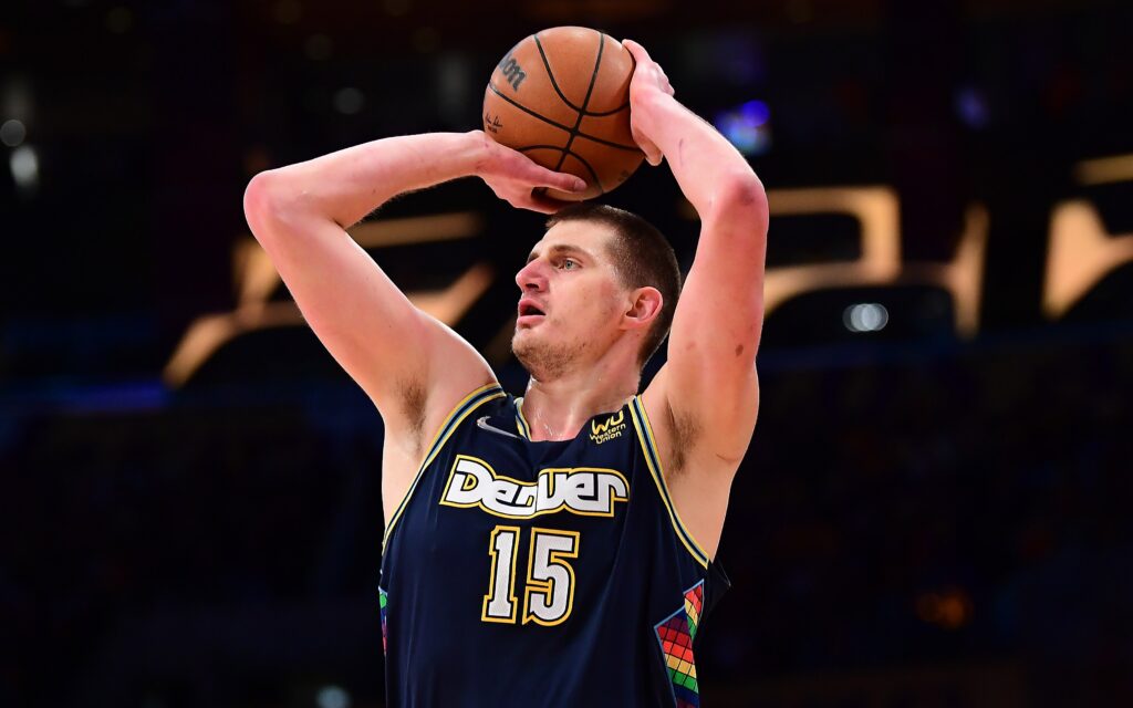 Nikola Jokic. Credit: Gary A. Vasquez, USA TODAY Sports.