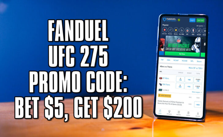 fanduel ufc 275 promo code