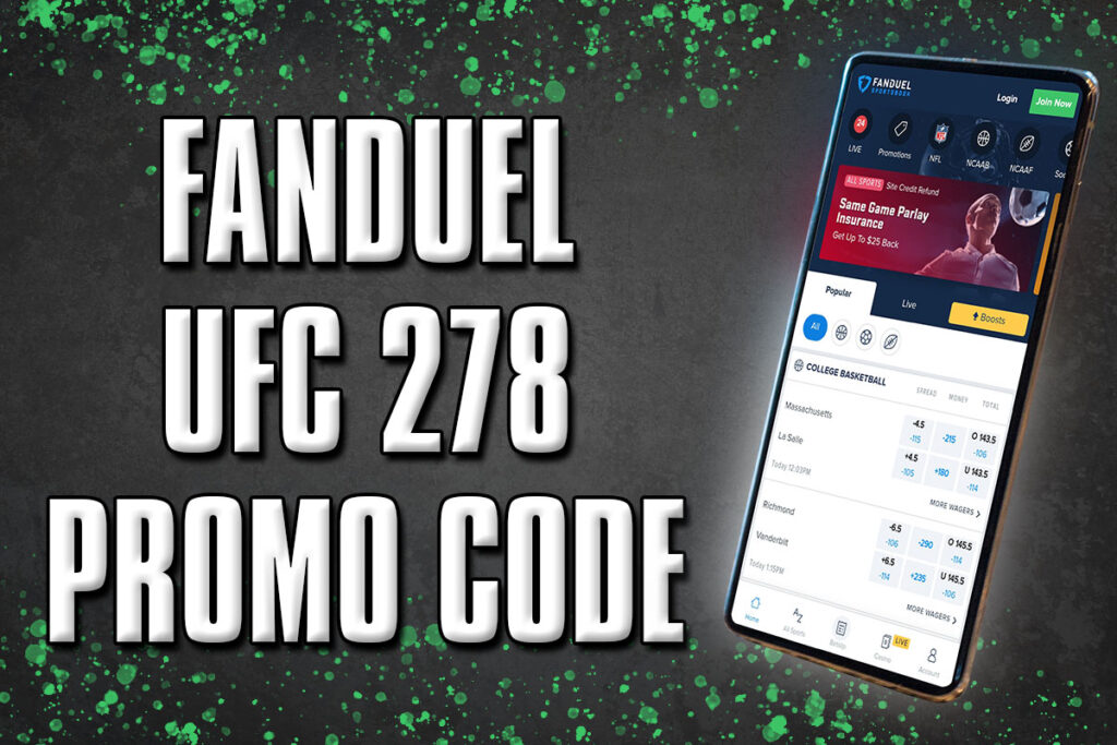 fanduel ufc 278 promo code