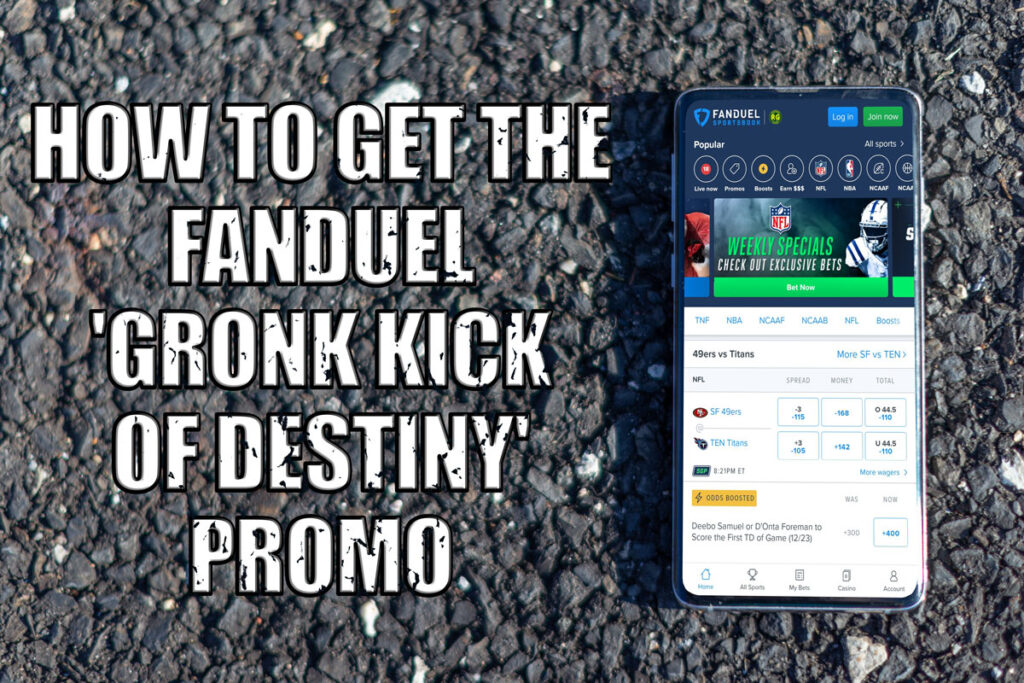 fanduel gronk kick promo