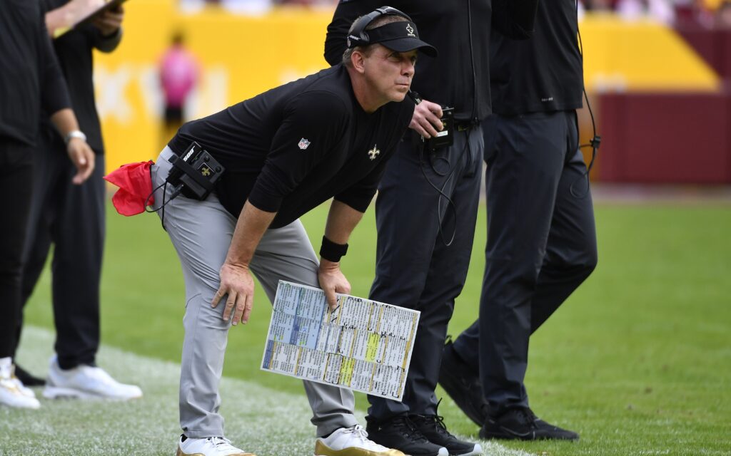 Sean Payton. Credit: Brad Mills, USA TODAY Sports.