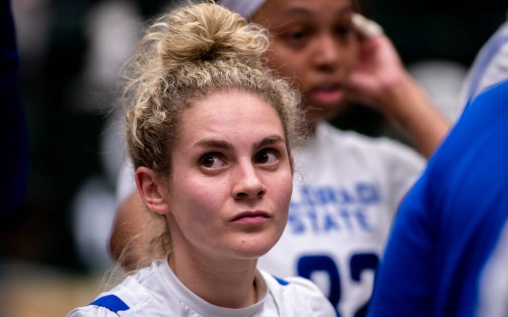 Colorado State's McKenna Hofschild on Jan. 7. Credit: Cris Tiller, The Coloradoan-USA TODAY Network.