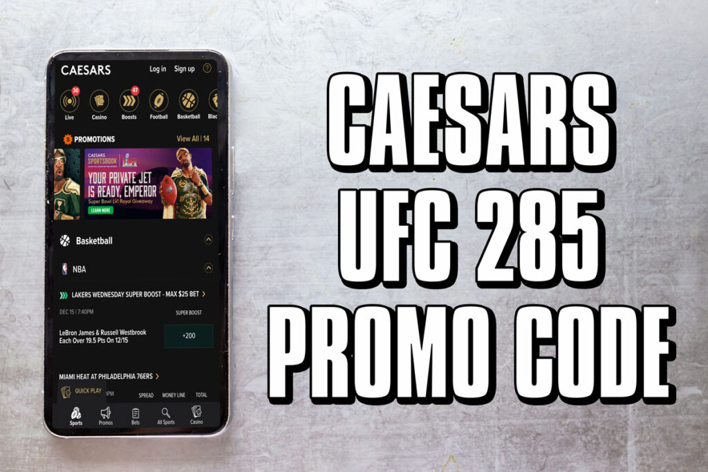 caesars sportsbook ufc promo code