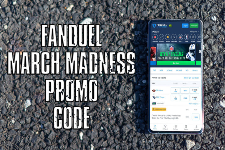 fanduel march madness promo code