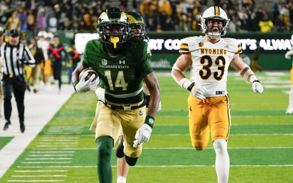 Tory Horton breaks away for a touchdown. Credit: Michael Madrid, USA TODAY Sports.