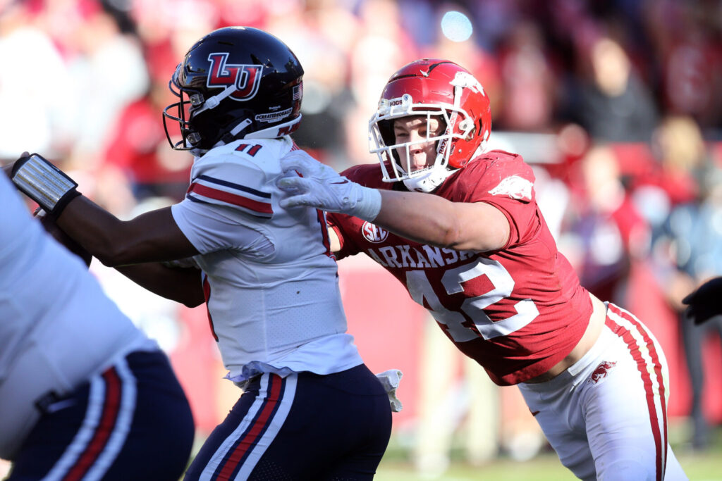 NCAA Football: Liberty at Arkansas