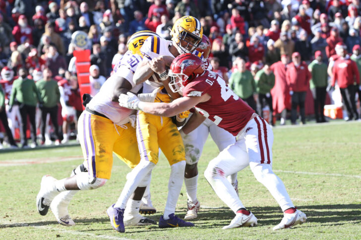 NCAA Football: Louisiana State at Arkansas