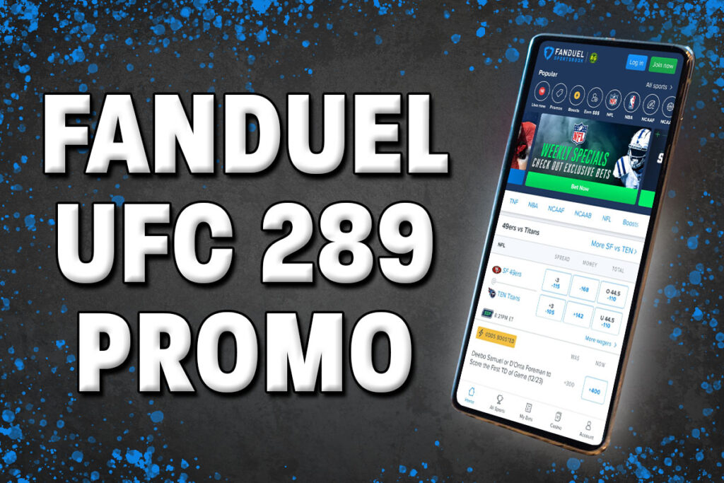 FanDuel UFC 289 promo