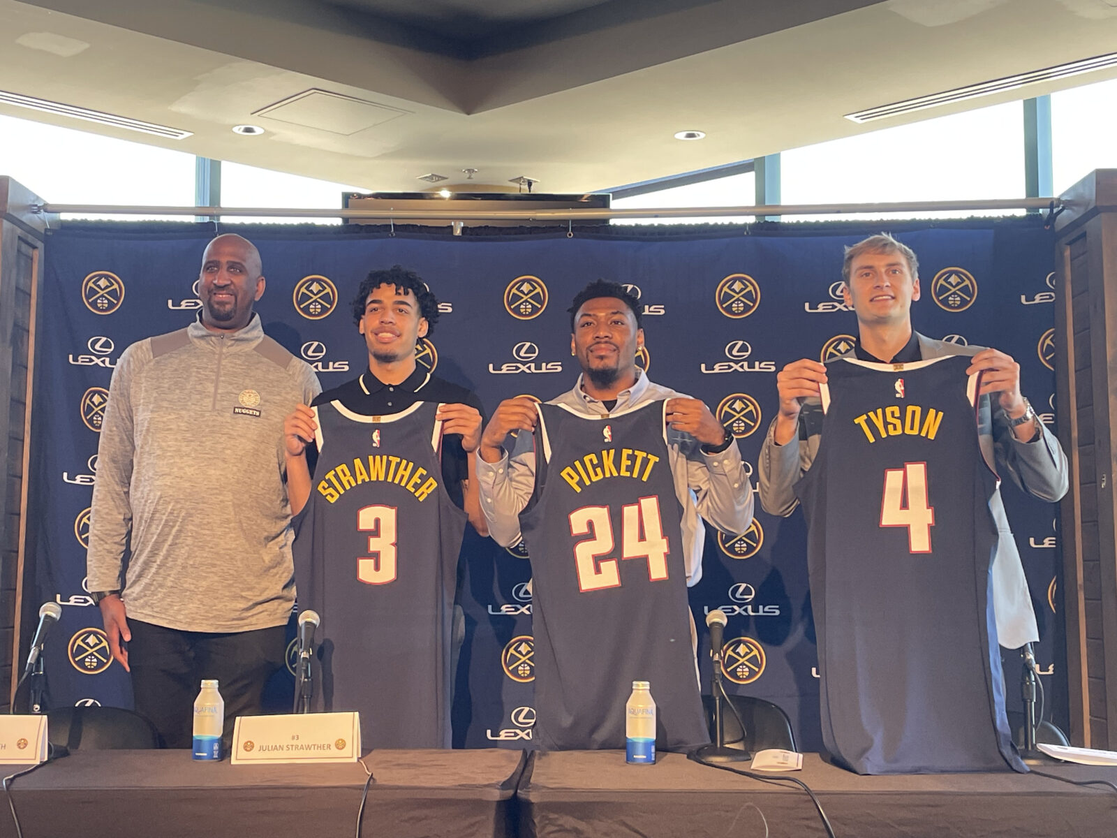 Introducing Denver Nuggets rookies Julian Strawther, Jalen Pickett, and Hunter  Tyson - Mile High Sports