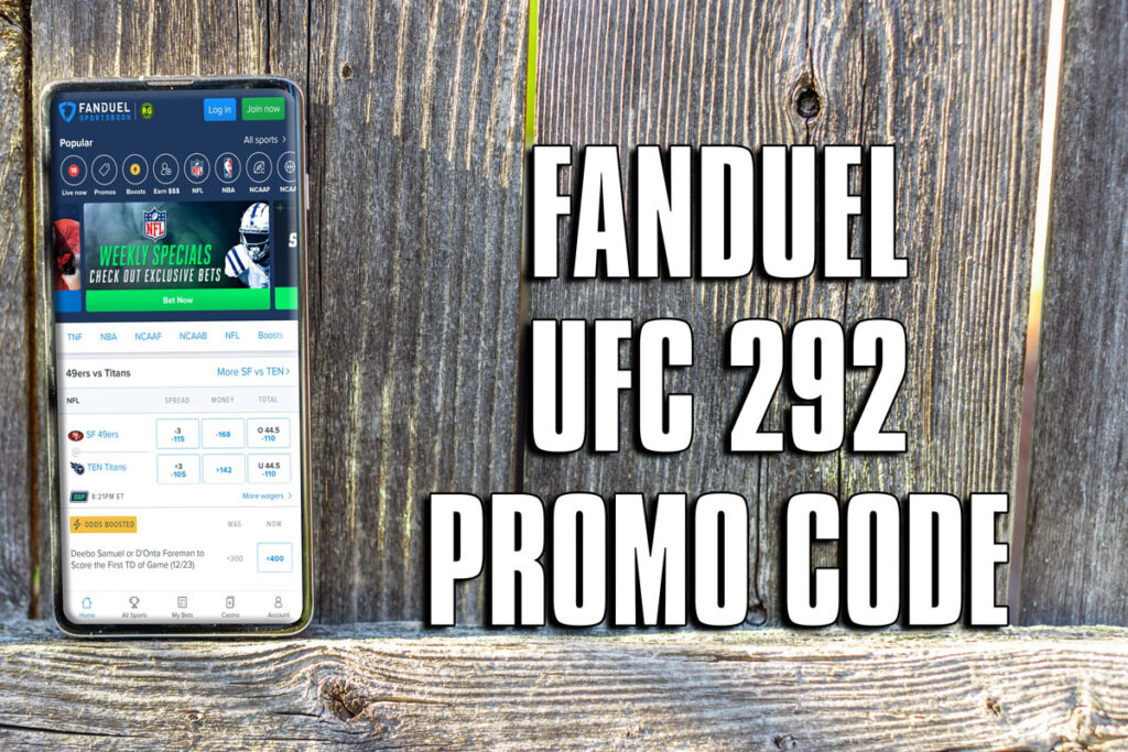 FanDuel UFC 292 promo code