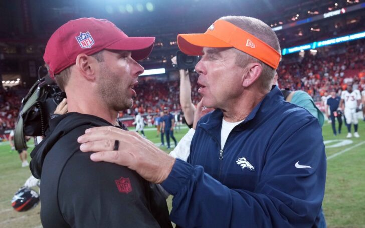 Sean Payton and Jonathan Gannon.