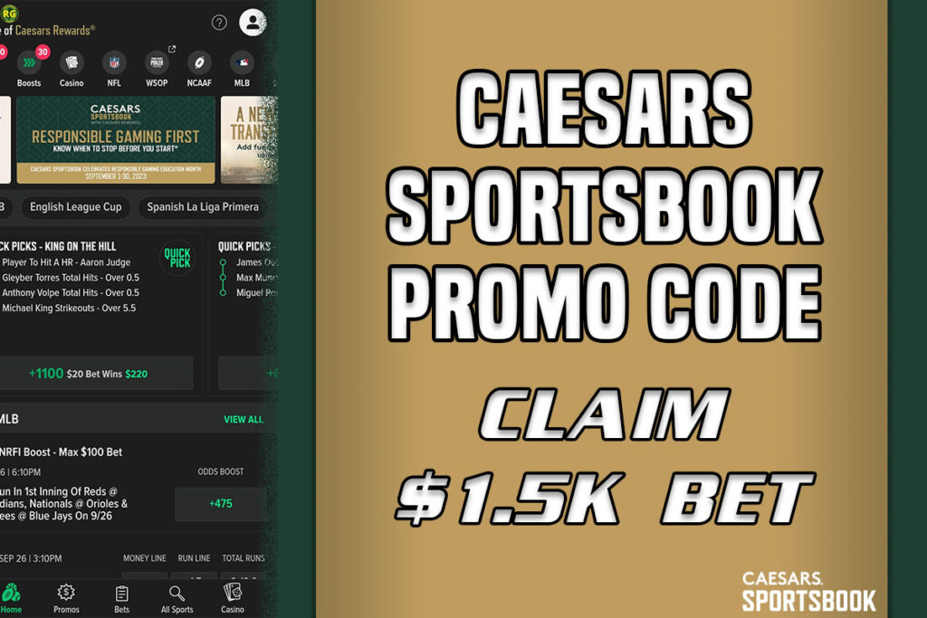 caesars sportsbook promo code