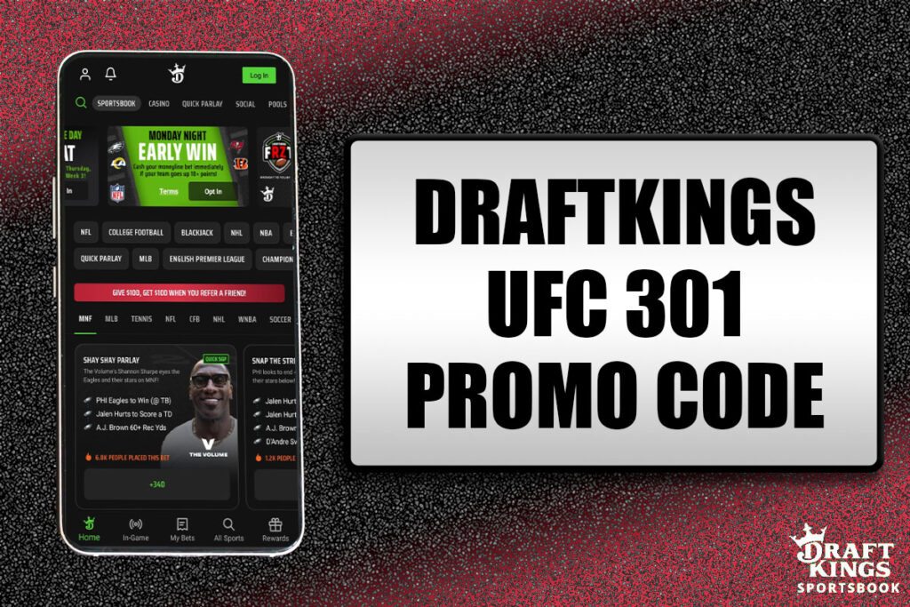 draftkings ufc 301 promo code