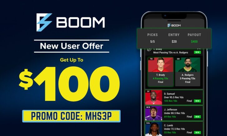 Boom Fantasy Promo Code MHS3P