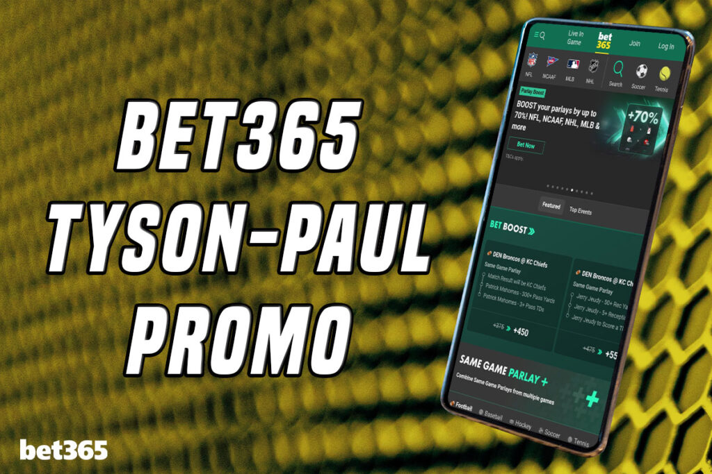 Bet365 Tyson-Paul promo