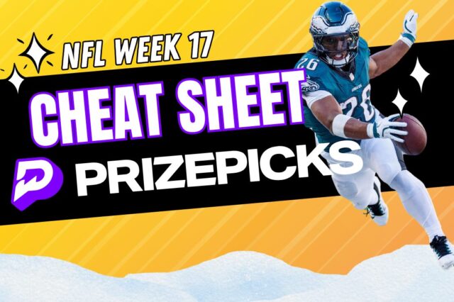 PrizePicks NFL Cheat Sheet This Week