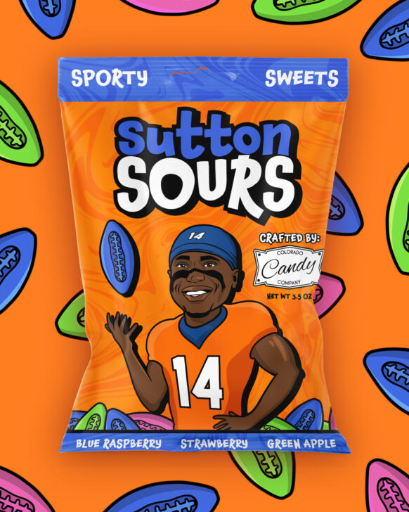 Courtland Sutton's candy: Sutton Sours