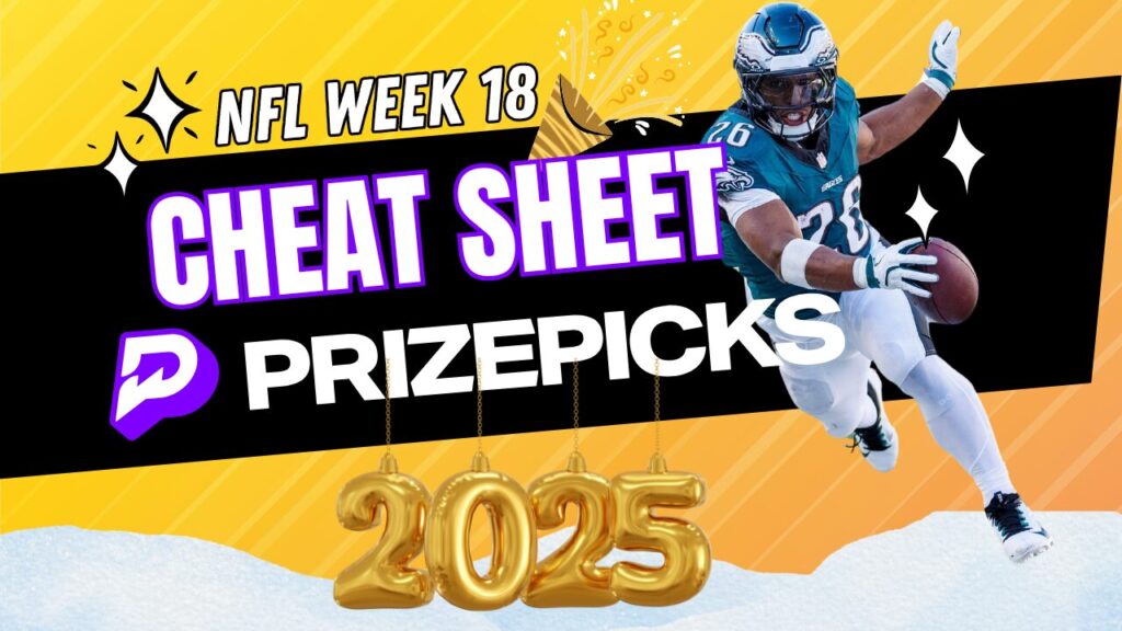 Prizepicks NFL Cheat Sheet