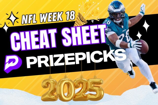 Prizepicks NFL Cheat Sheet