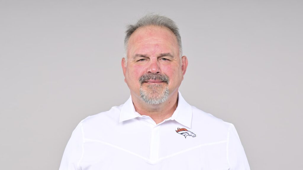 Denver Broncos assistant coach Greg Manusky