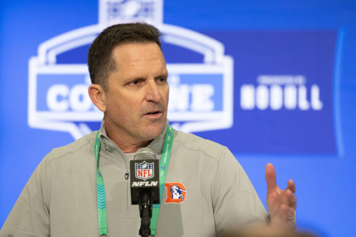 NFL: Combine: Denver Broncos GM George Paton