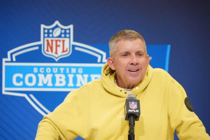 NFL: Scouting Combine - Denver Broncos head coach Sean Payton.