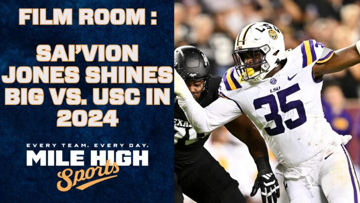 Denver Broncos Film Room: Sai'vion Jones