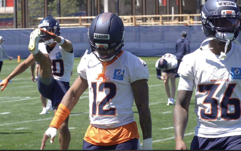 Denver Broncos rookie cornerback Jahdae Barron