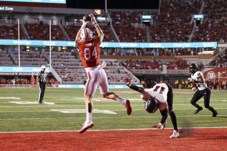 Denver Broncos rookie tight end Caleb Lohner at Utah.