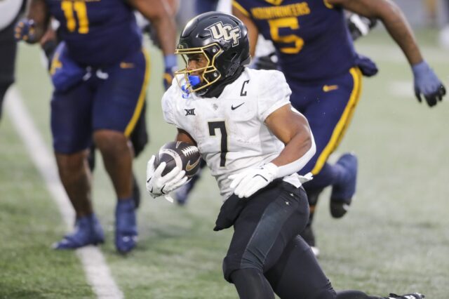 RJ Harvey runs for UCF in November.