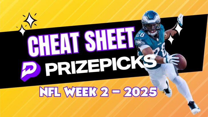 PrizePicks NFL Cheat This Week