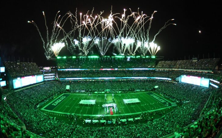 Fireworks at Lincoln Financial Field for NFL Season kickoff.