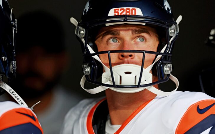Bo Nix pregame vs. the Colts.