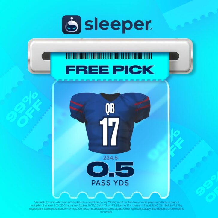 Josh Allen Sleeper Promo Tonight vs. Falcons