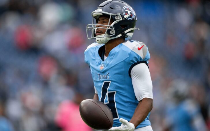 Tyler Lockett with the Titans in October.