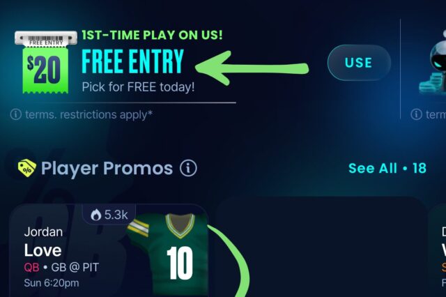 Sleeper Promo Code offer Jordan Love NFL week 8